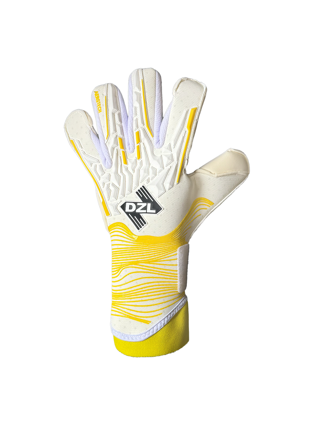 DZL NegFlexx V2 AeroTech goalkeeper glove, built for grip and security in wet conditions