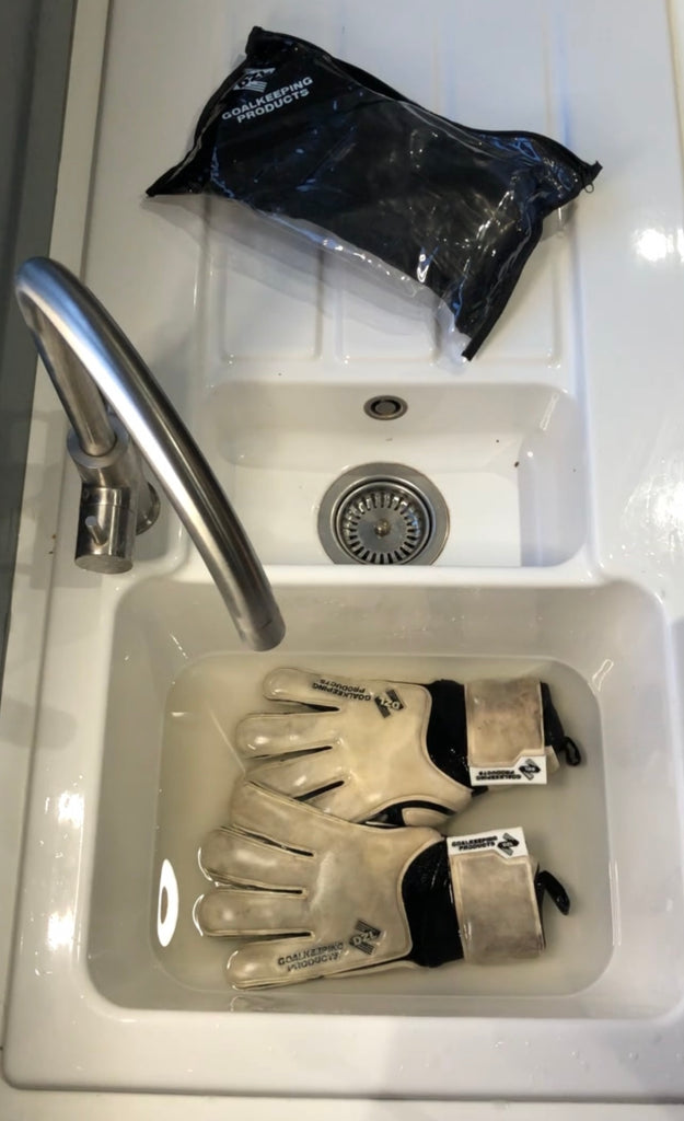 How to wash goalkeeper gloves
